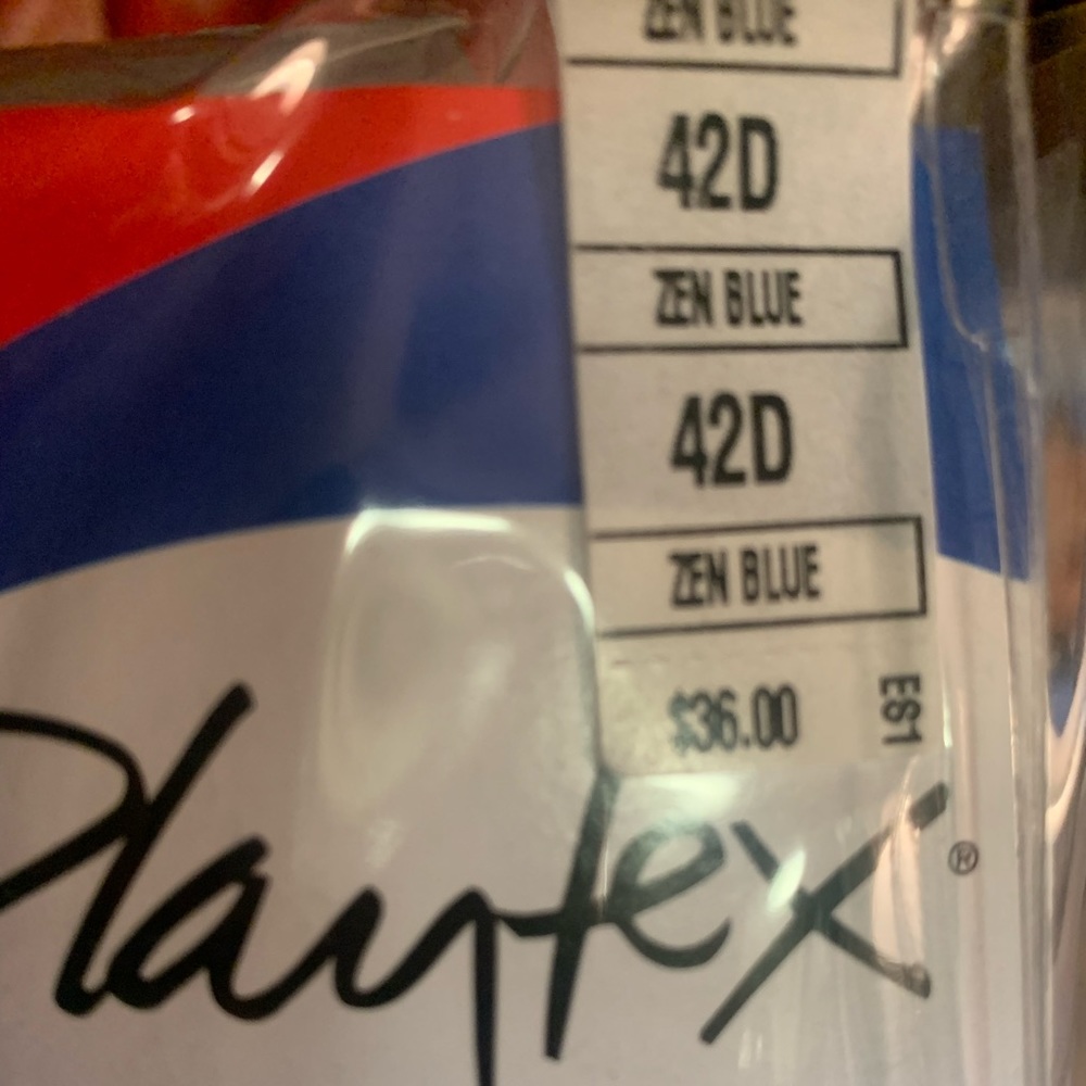 PLAYTEX 18 hour Size 42D Blue!! - Picture 4 of 4
